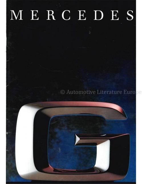 1990 MERCEDES BENZ G KLASSE BROCHURE NEDERLANDS, Boeken, Auto's | Folders en Tijdschriften