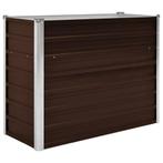 Metalen Plantenbak Verhoogd Bruin 100x40cm | OP=OP | Goed..., 100 cm of meer, Verzenden, Nieuw, Metaal