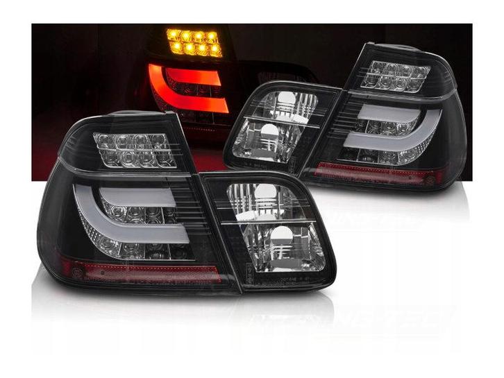 LED achterlicht units Black geschikt voor BMW E46 Sedan, Autos : Pièces & Accessoires, Éclairage, Envoi