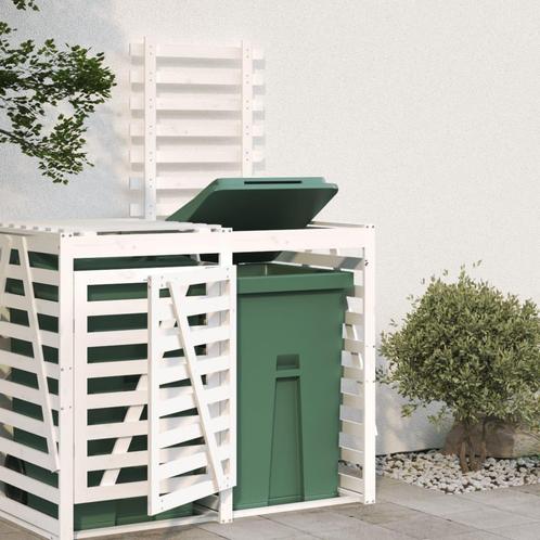 vidaXL Containerberging verlengstuk massief grenenhout wit, Doe-het-zelf en Bouw, Containers, Verzenden