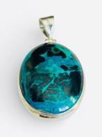 chrysocolla Hanger - Hoogte: 4 cm - Breedte: 2.8 cm- 18 g -, Verzamelen