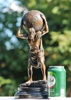 Statue, atlas - 33 cm - marbre bronze