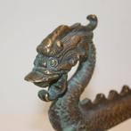 Massief brons - Okimono - Draak van de dierenriem - Brons -