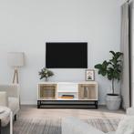 vidaXL Meuble TV blanc 105x30x45 cm bois dingénierie et, Neuf, Verzenden