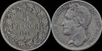 Belgium Leopold I 5 frank 1833-pos A zilver, België, Verzenden