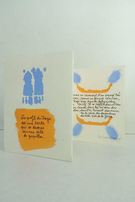 Signé; Jean Montchougny , Gilbert Lascault - [Oeuvre, Antiek en Kunst, Antiek | Boeken en Manuscripten