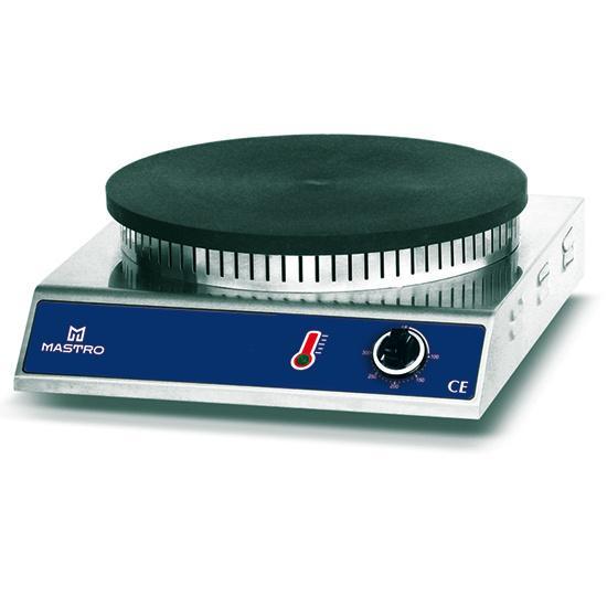 Crêpe Bakplaat | 3.2kW |  Ø350 mm | 1 Gietijzeren Plaat |, Zakelijke goederen, Horeca | Keukenapparatuur, Nieuw in verpakking