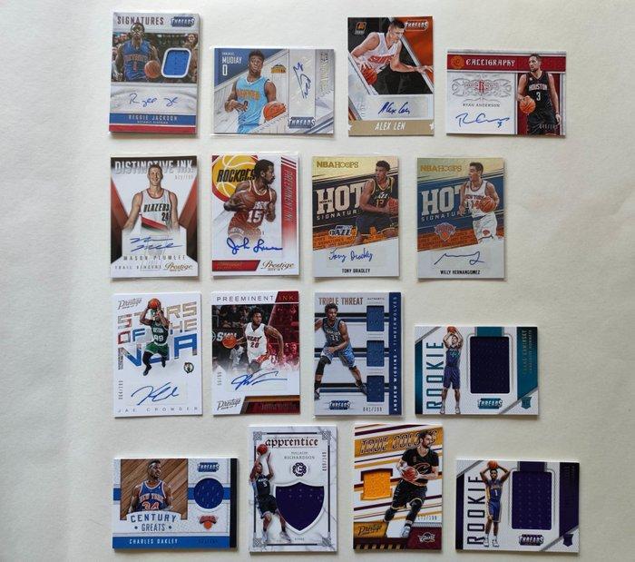 2016 Panini NBA Signed cards (10x) & jersey patches (6x), Verzamelen, Stickers