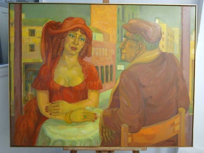 Salvador Navarro Sorigué - NO RESERVE - La actriz, Antiek en Kunst, Kunst | Schilderijen | Klassiek