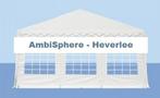 Ambisphere | Endwall 6m PVC met rits en boogvensters, Partytent