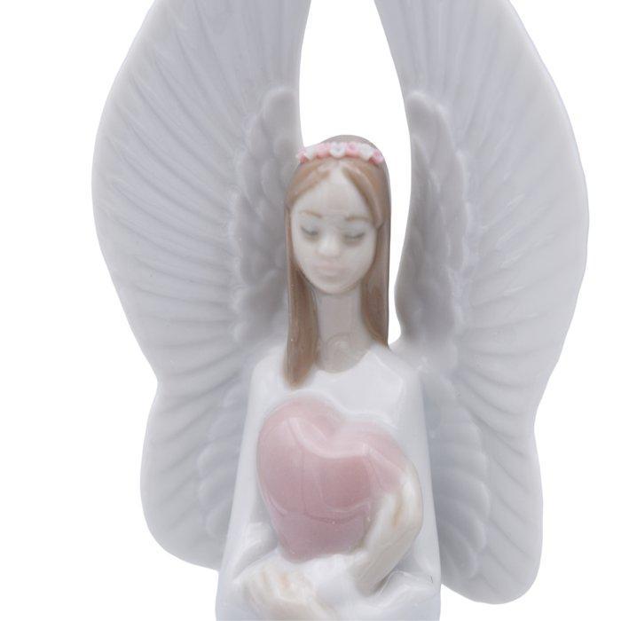 Lladró - Francisco Polope - sculptuur, Ángel con campanilla, Antiek en Kunst, Antiek | Glaswerk en Kristal