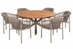 4 Seasons Outdoor Allora tuinset latte met Prado tafel met, Tuin en Terras, Nieuw