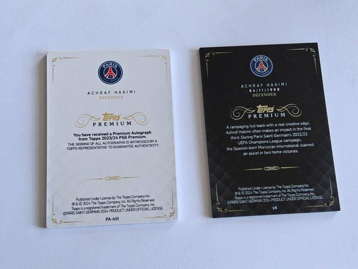 2023/24 Topps Topps Premium Achraf Hakimi Gesigneerde kaart,, Verzamelen, Stickers