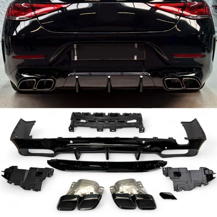 Geschikt voor Mercedes C257 CLS diffuser + uitlaatstukken (Z, Auto diversen, Auto-accessoires, Verzenden