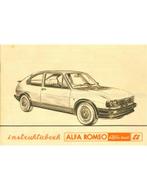 1981 ALFA ROMEO ALFASUD TI INSTRUCTIEBOEKJE DUTCH