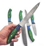 Keukenmes - Kitchen knife set - Exotisch houten handvat en