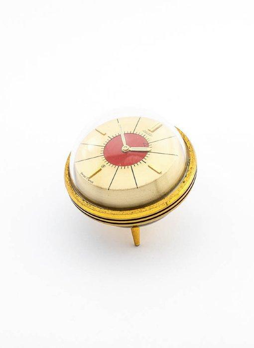 Wekker - Jaeger-LeCoultre - Messing lackiert - 1970-1980, Antiquités & Art, Antiquités | Horloges