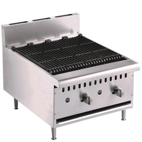 CombiSteel Lavasteengrill Gas 615x800x590mm, Zakelijke goederen, Horeca | Keukenapparatuur, Ophalen of Verzenden
