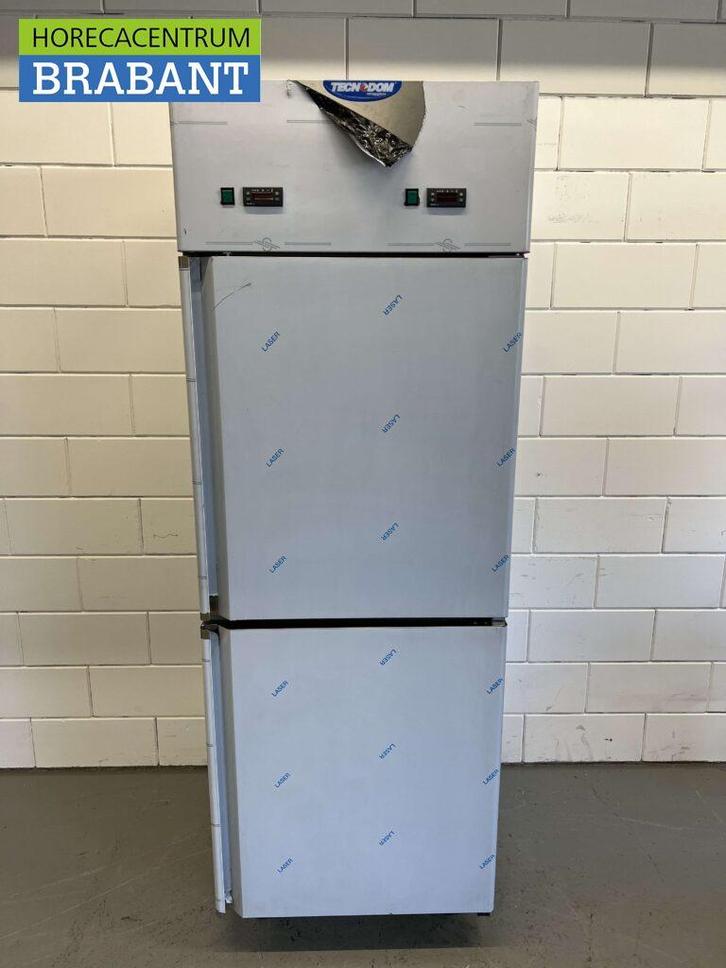 Combinaison réfrigérateur-congélateur Tecnodom en acier, Zakelijke goederen, Horeca | Keukenapparatuur, Verzenden