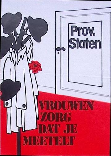 Vrouwen Stem pvda bij de prov. Staten (lijst optie, Posters), Verzenden