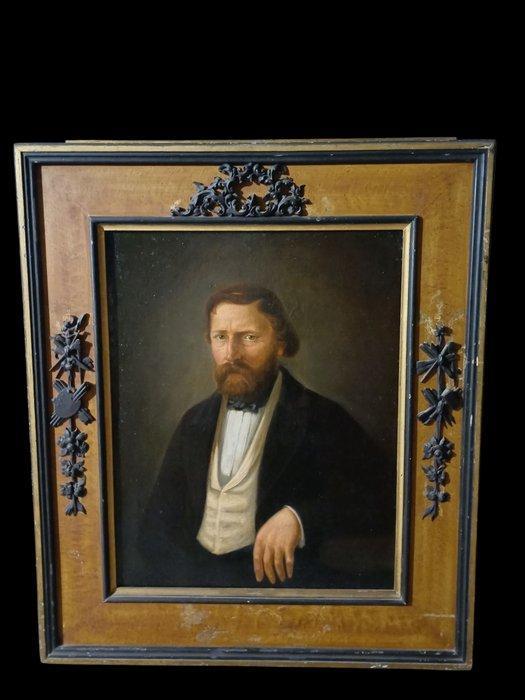 Attribuito a Michelangelo Pittatore (1825–1903) - Ritratto, Antiek en Kunst, Kunst | Schilderijen | Klassiek