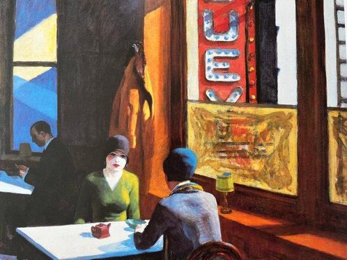 Edward Hopper (1882-1967) - Chop Suey, Antiek en Kunst, Antiek | Overige Antiek