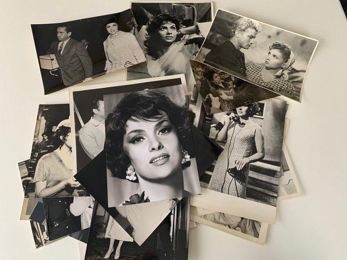 Gina Lollobrigida - Nice original black and white press, Verzamelen, Film en Tv