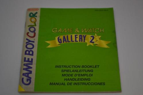 Game & Watch Gallery 2 (GBC NHEU5 MANUAL), Games en Spelcomputers, Spelcomputers | Nintendo Portables | Accessoires
