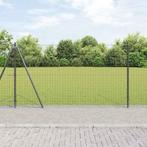 vidaXL Fence Posts 13 pcs Grijs Ø32mm 150 cm Gegalvaniseerd, Tuin en Terras, Verzenden, Nieuw