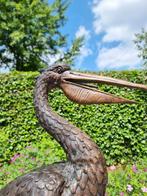 sculptuur, Lifelike Pelican - 54 cm - Brons, Antiek en Kunst