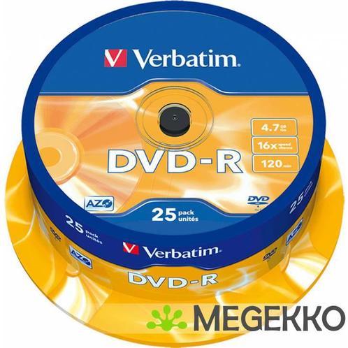 Verbatim DVD-R 16X 25st. Spindle, Informatique & Logiciels, Ordinateurs & Logiciels Autre, Envoi