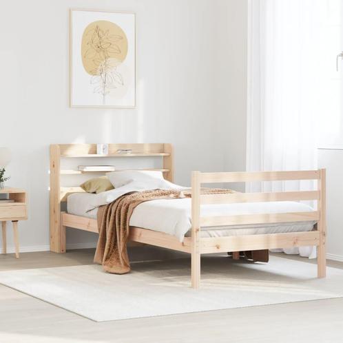 vidaXL Cadre de lit avec tête de lit sans matelas, Maison & Meubles, Chambre à coucher | Lits, Neuf, Envoi