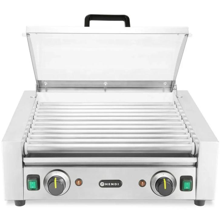 Worstengrill | 2 Zones (11 Rollen) |  230°C | 0.98kW, Zakelijke goederen, Horeca | Keukenapparatuur, Nieuw in verpakking, Verzenden