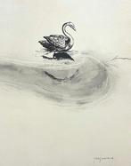 Perejaume (Pere Jaume Borrell i Guinart) (1957) - Les cygnes, Antiek en Kunst