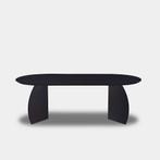 Tafel Plat Ovaal Eikenhout  Set Driehoek  200x100, Huis en Inrichting, Tafels | Eettafels, Nieuw