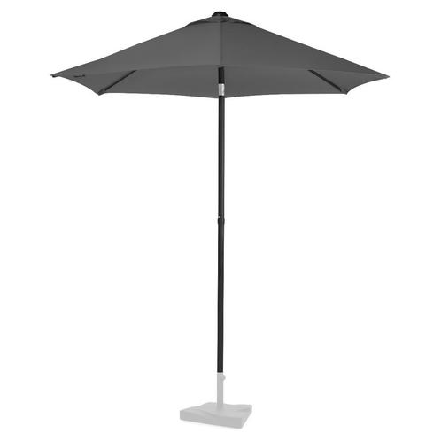 Parasol Torbole - Ø200cm – Premium parasol | Grijs, Tuin en Terras, Parasols, Nieuw, Verzenden