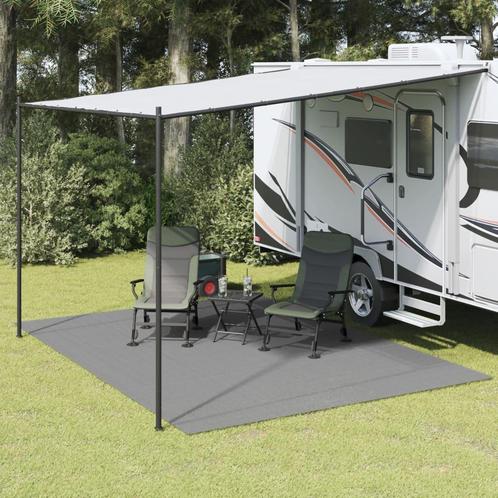 vidaXL Tenttapijt 4x3 m antracietkleurig, Caravans en Kamperen, Tentaccessoires, Nieuw, Verzenden