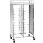 Regaalwagen | RVS | 2x 10 Etages (1/1 GN) + Bovenblad |, Zakelijke goederen, Horeca | Keukenapparatuur, Verzenden, Nieuw in verpakking
