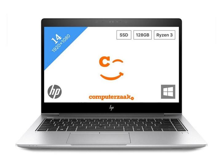 HP EliteBook 735 G5 - Laptop - AMD Ryzen 3 2300U 2.00GHz 8GB, Computers en Software, Windows Laptops, Zo goed als nieuw, Verzenden
