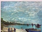 Claude Monet (1840-1926) - Bateaux sur la plage  Trouville