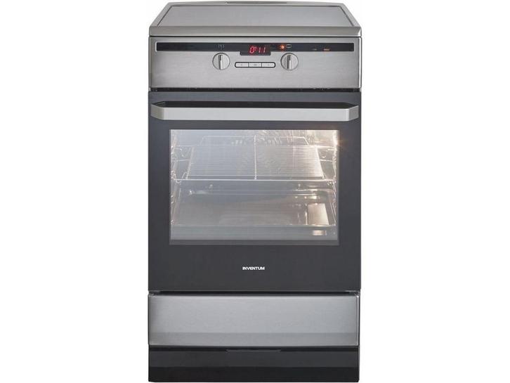 Inventum VFI5042RVS - Vrijstaand inductie fornuis - 4, Huis en Inrichting, Woonaccessoires | Overige, Zo goed als nieuw, Verzenden