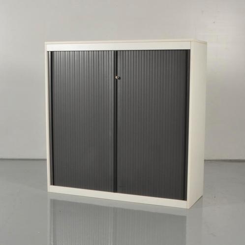 Drentea roldeurkast - Wit - 127 x 125 cm - Incl. 2 legborden, Huis en Inrichting, Kasten | Roldeurkasten en Archiefkasten, Gebruikt