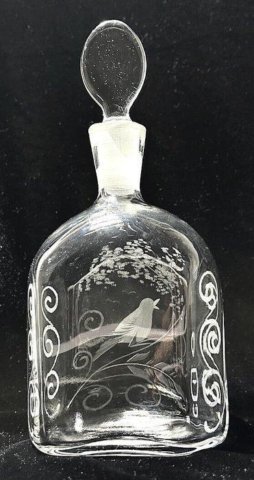 Ornement décoratif - Murano Bottiglietta in Vetro Inciso -, Antiquités & Art, Antiquités | Verre & Cristal