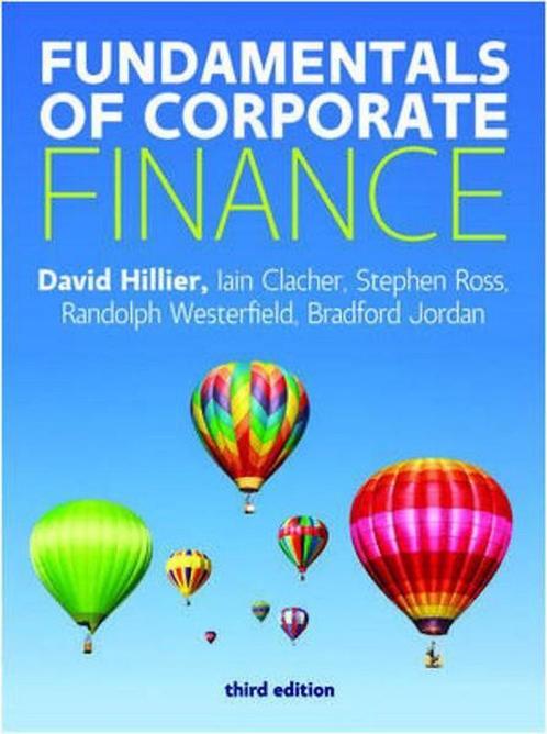 Fundamentals of Corporate Finance 9780077178239 Iain Clacher, Boeken, Overige Boeken, Gelezen, Verzenden