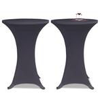 vidaXL Stoelhoes stretch 2st 60 cm antraciet, Tuin en Terras, Verzenden, Nieuw