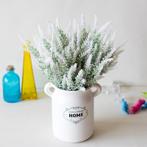 Kunst Boeket met Vaas - Lavendel Plastic Bloemen Luxe, Verzenden, Nieuw