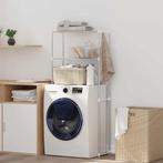 vidaXL Wasmachineplank met opslag Wit 70 x 27 x 136 cm, Huis en Inrichting, Verzenden, Nieuw