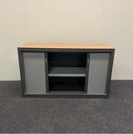 Roldeurkast / archiefkast vv 1 legbord, (hxbxd) 73x125x45