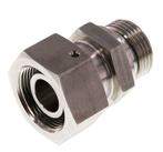 25S & G1 Swivel droit en acier inoxydable avec filetage, Bricolage & Construction, Verzenden