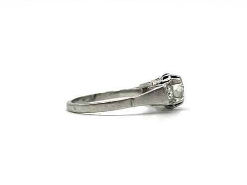 Ring Platina - 1.00ct. tw. Diamant (Natuurlijk), Handtassen en Accessoires, Ringen